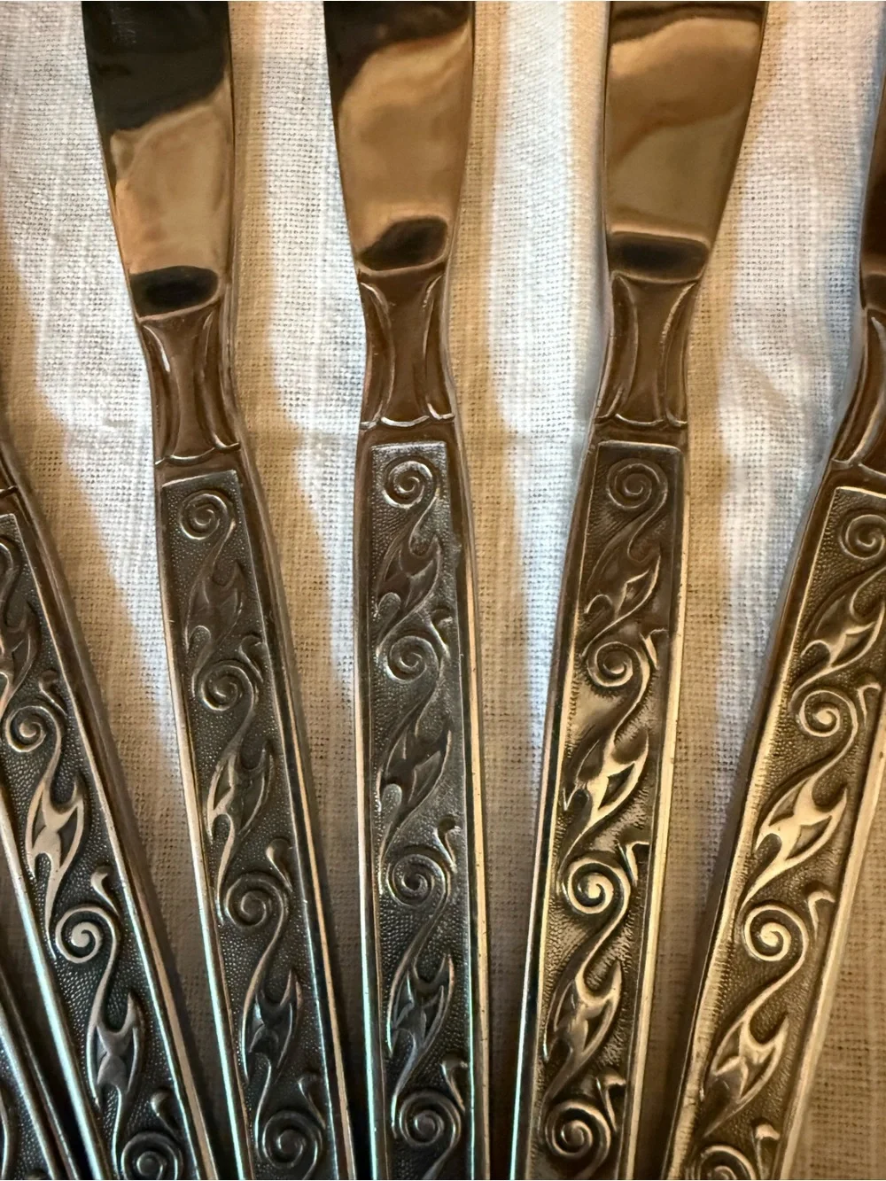 Vintage Oxford Hall Palo Alto Butter Table Knife Set - 6 Piece